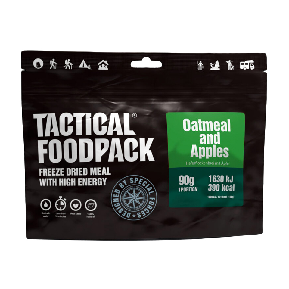Tactical Foodpack Oatmeal and Apples 90g Tactical Foodpack Oatmeal and Apples 90g