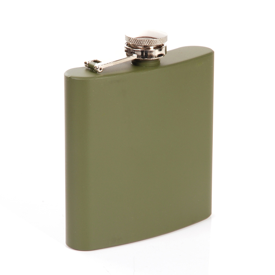 Zakfles 6 ounce groen Zakfles 6 ounce groen