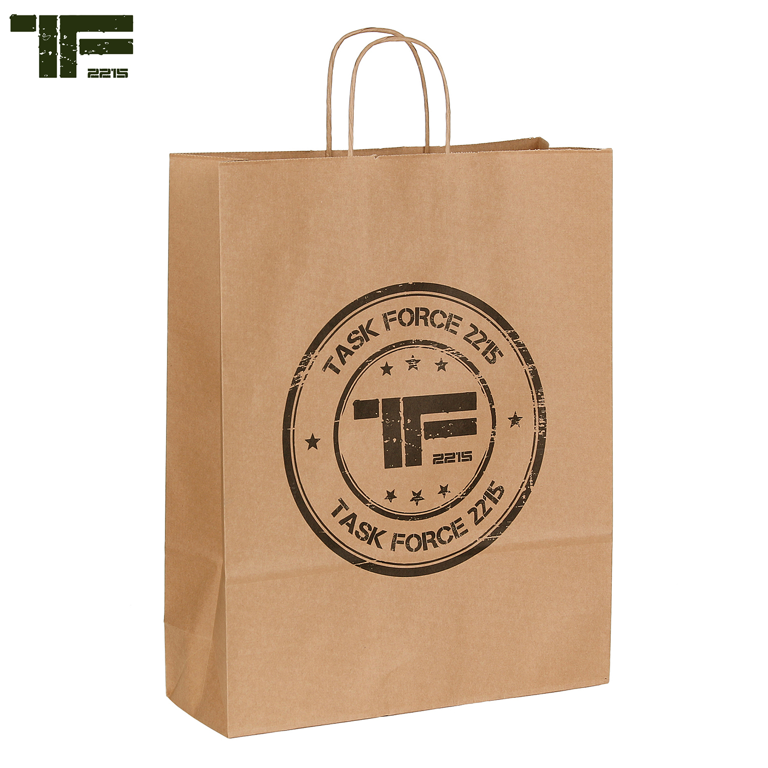 TF-2215 papieren draagtas doos à 200 stuks