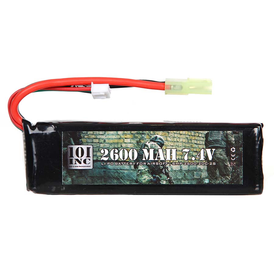 Li-Po batterij 7.4V -2600 mAh Li-Po batterij 7.4V -2600 mAh
