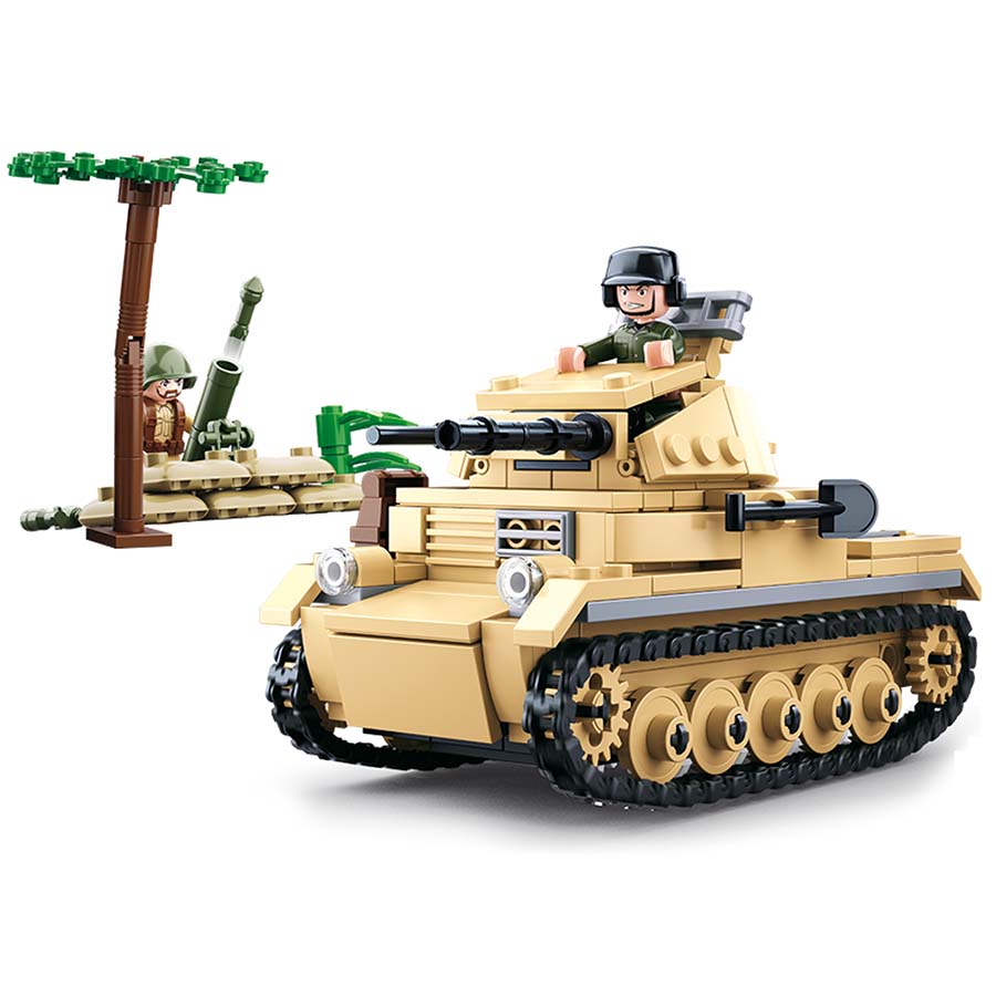 Sluban WWII small German Tank M38-B0691 #16096