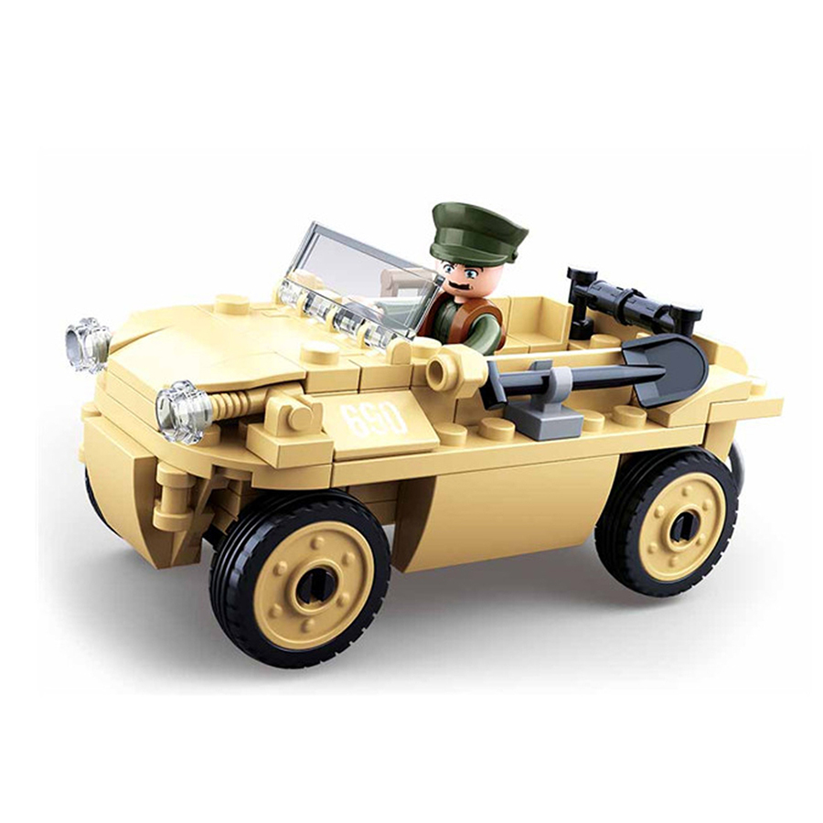 Sluban WWII German amphibious vehicle M38-B0690 #16118