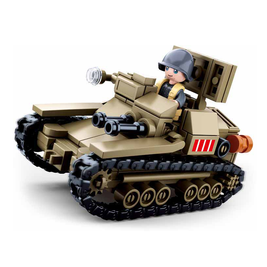 Sluban Small Italian tank M38-B0709 #16138 Sluban Small Italian tank M38-B0709 #16138