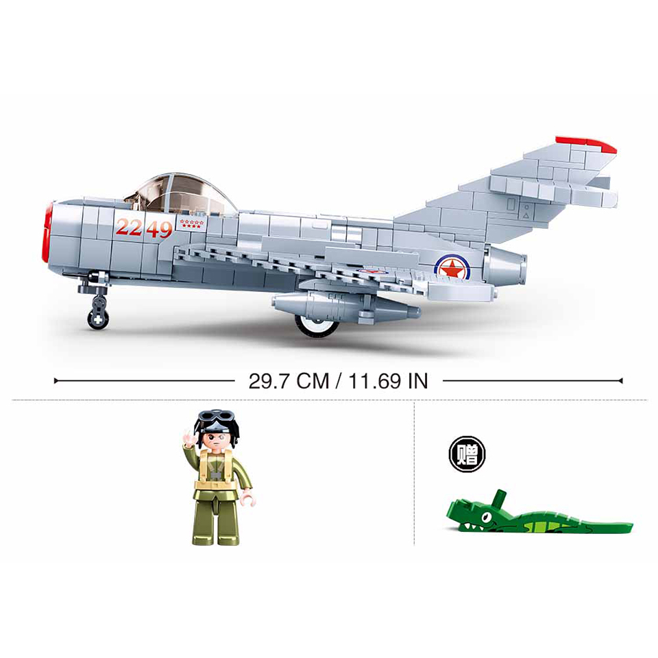 Sluban Old Russian jet fighter M38-B0983 #16188 Sluban Old Russian jet fighter M38-B0983 #16188