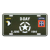 Nummerplaat D-Day White Star 6 june 1944