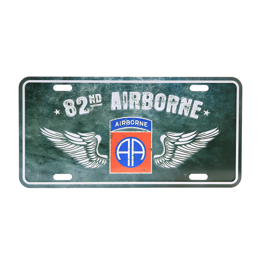 Nummerplaat 82nd Airborne Nummerplaat 82nd Airborne