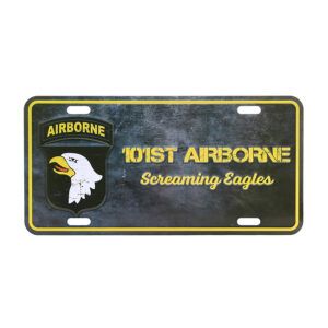 Nummerplaat 101st. Airborne screaming eagles