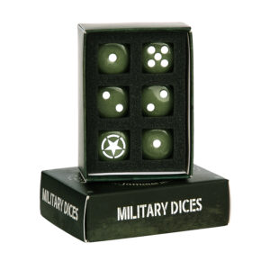 Set militaire dobbelstenen (6 stuks)