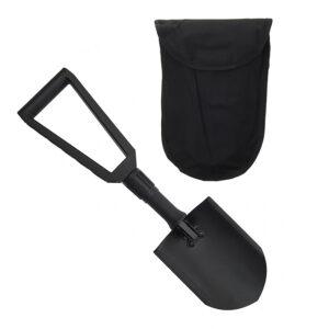 Trifold shovel plastic handle