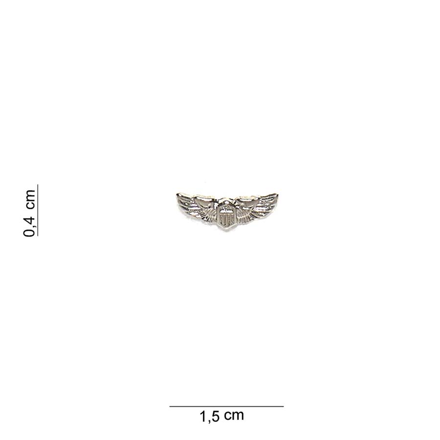 Embleem metaal US Air Force pilot klein #7053