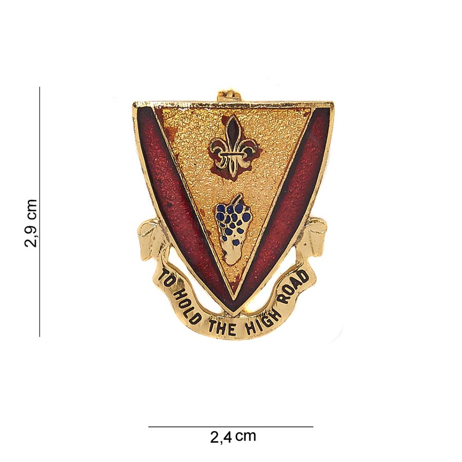 Embleem metaal To hold the high road #8036