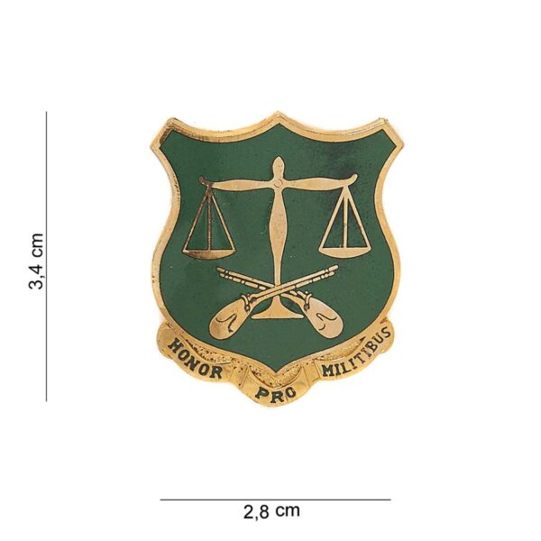 Embleem metaal Honor pro Militibus #8008
