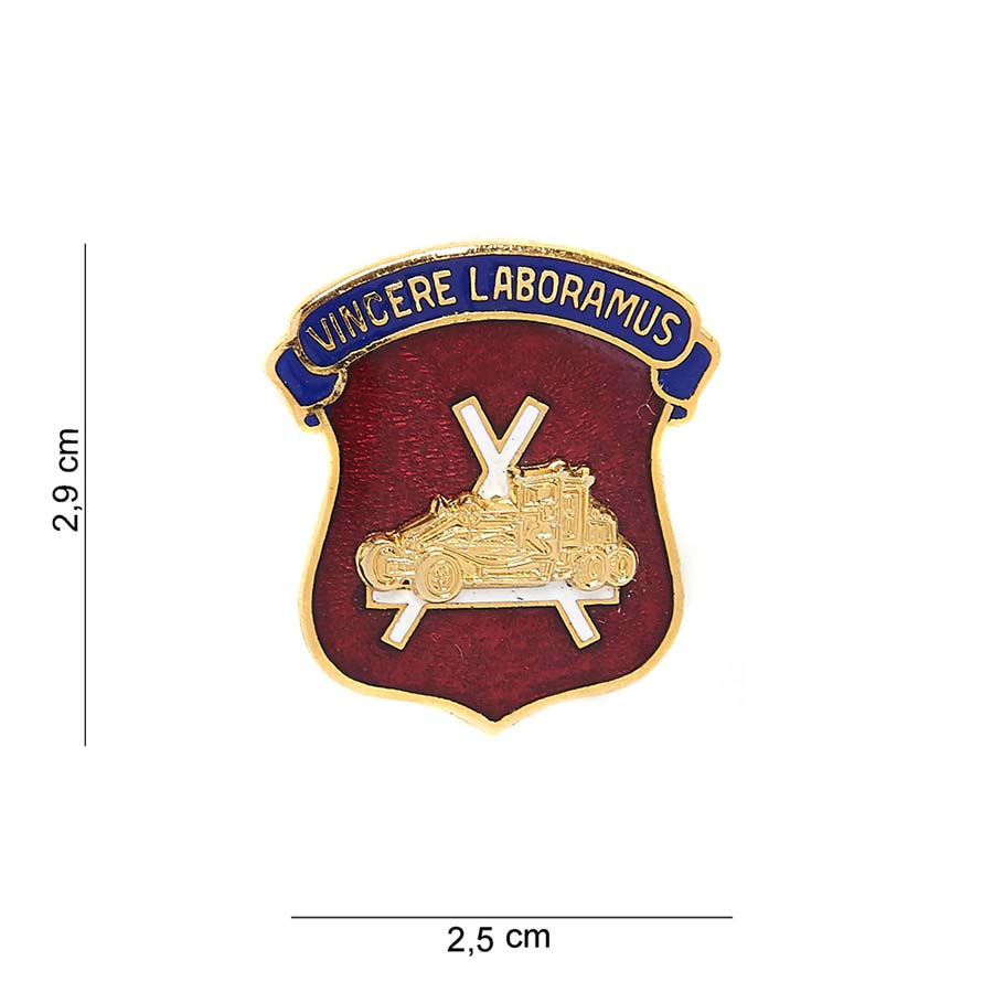 Embleem metaal Vincere Laboramus #8022