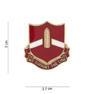 Embleem metaal 28th Field Artillery Regiment we support#8013