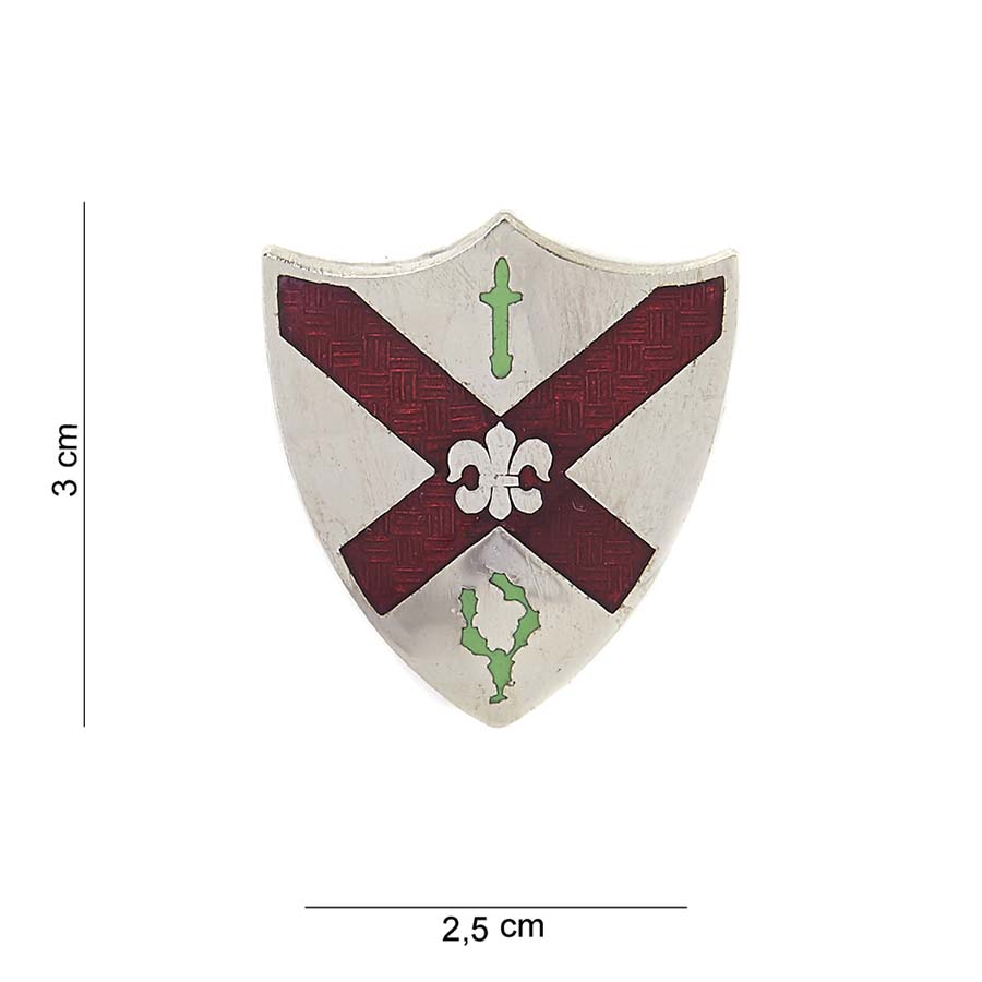 Embleem metaal Infantry Regiment Unit Crest #8004
