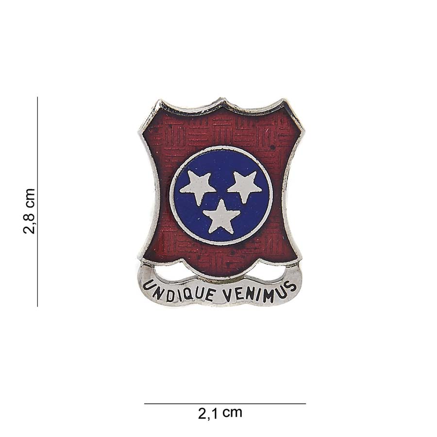 Embleem metaal Undique Venimus #8038