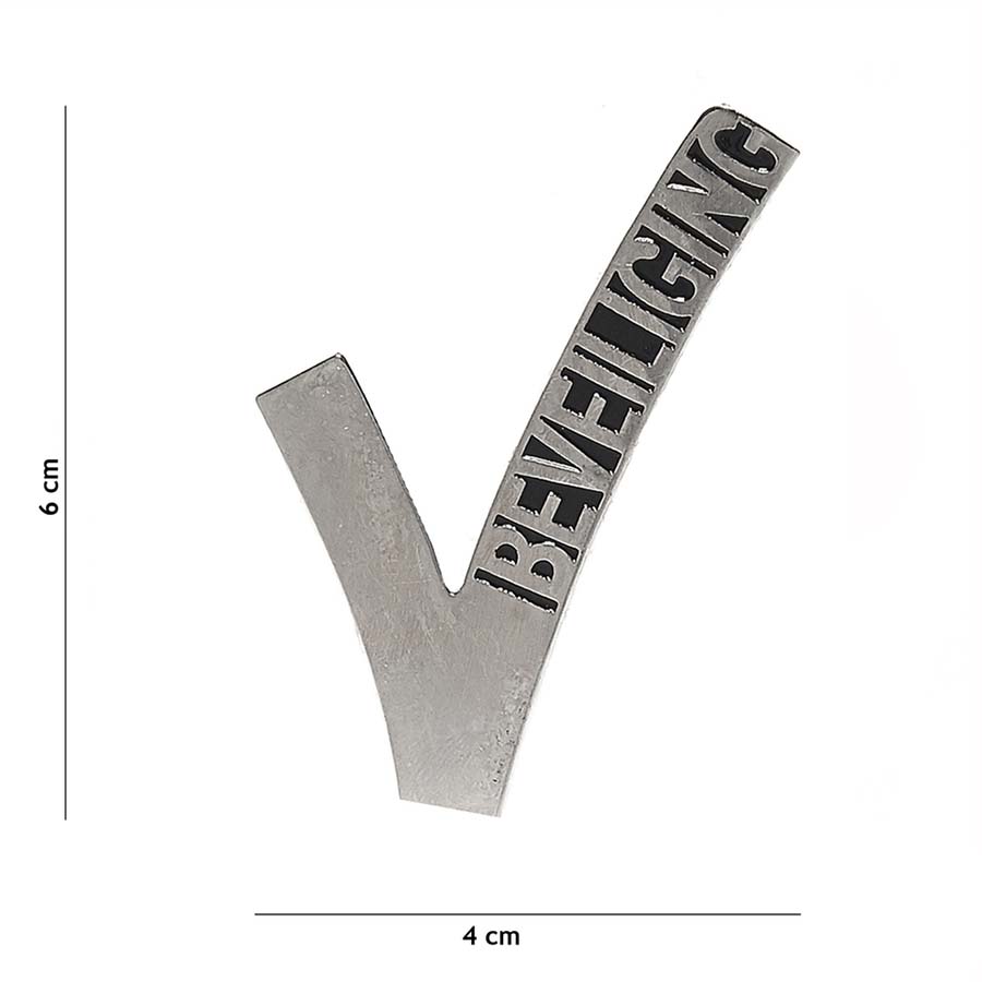 Embleem metaal beveiliging schroefdraad #2050