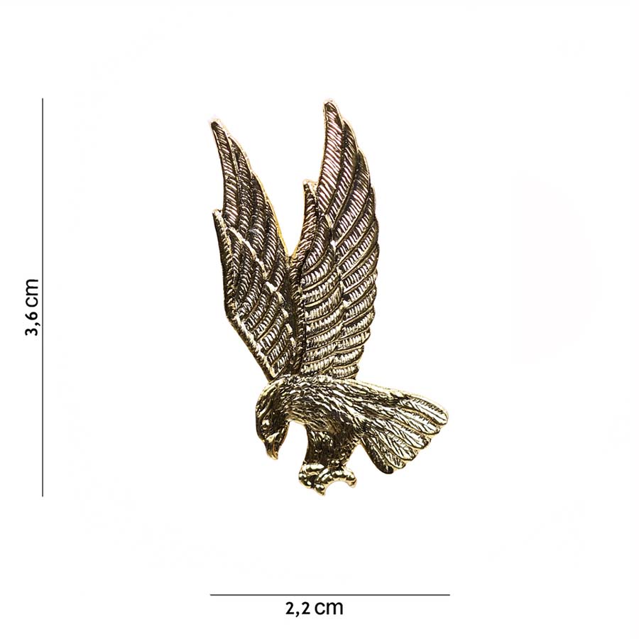 Embleem metaal Eagle pin right #6012