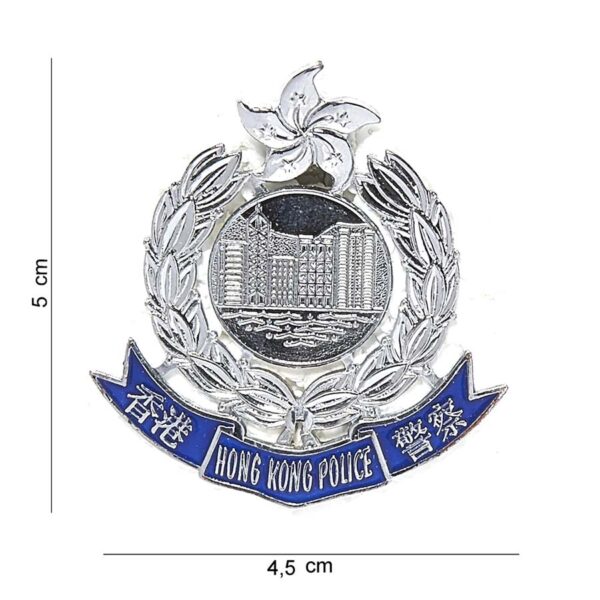 Embleem metaal Hong Kong #6030
