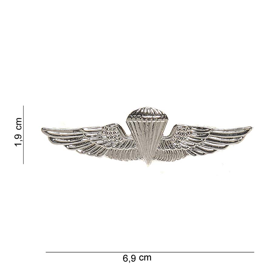 Embleem metaal wing marine jumper zilver #7024
