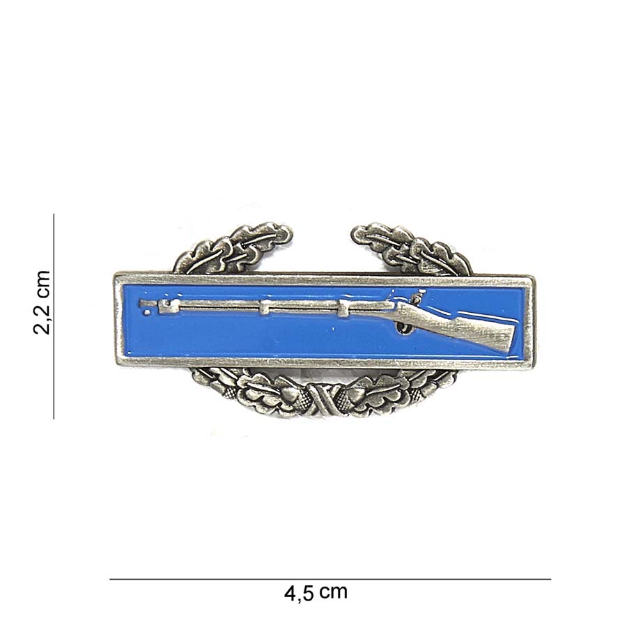 Embleem metaal infantry badge (klein) #6031