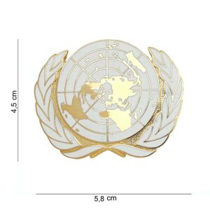 Embleem metaal Verenigde Naties #7010