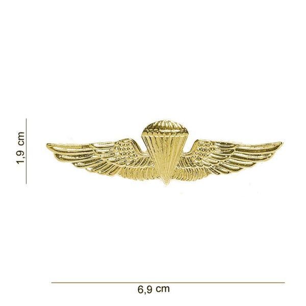 Embleem metaal wing marine jumper goud #7016