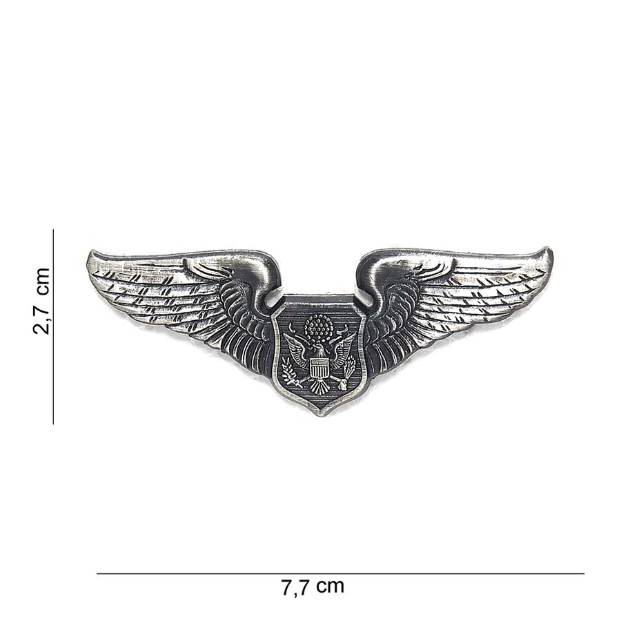 Embleem metaal wing Air Force #7014