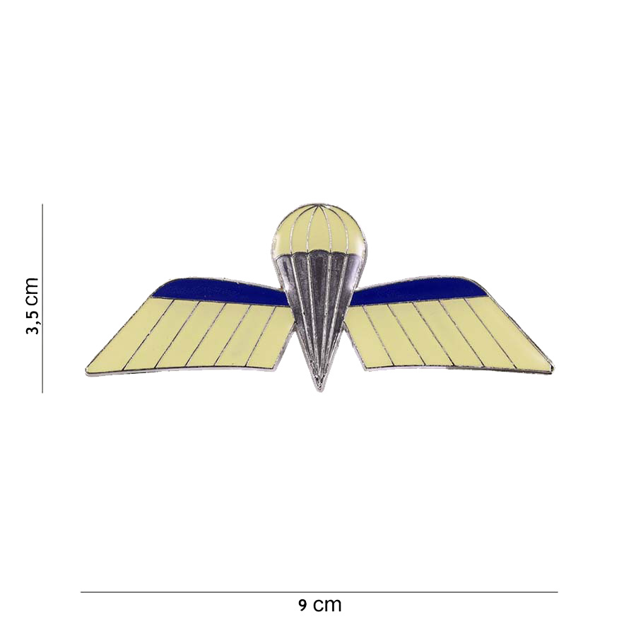 Embleem metaal Nederlandse para wing #6092