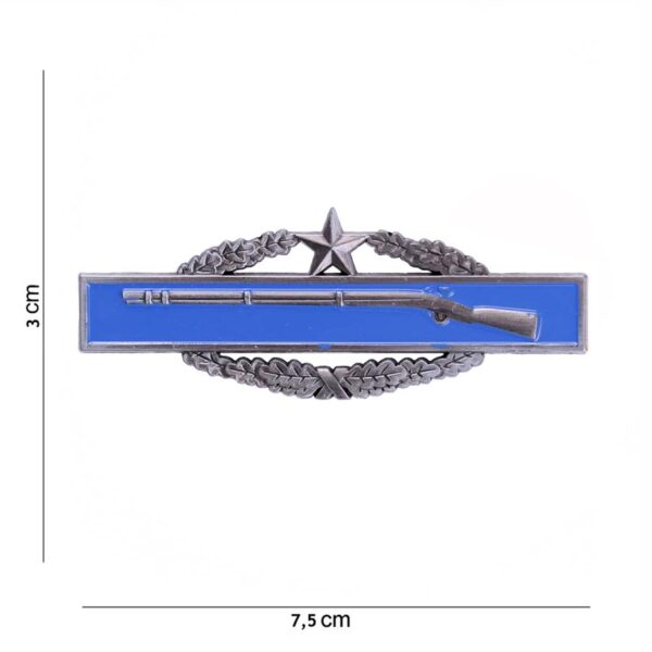 Embleem metaal infantry badge second award #6023