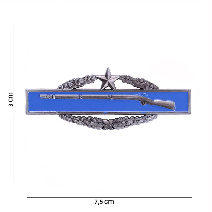 Embleem metaal infantry badge second award #6023