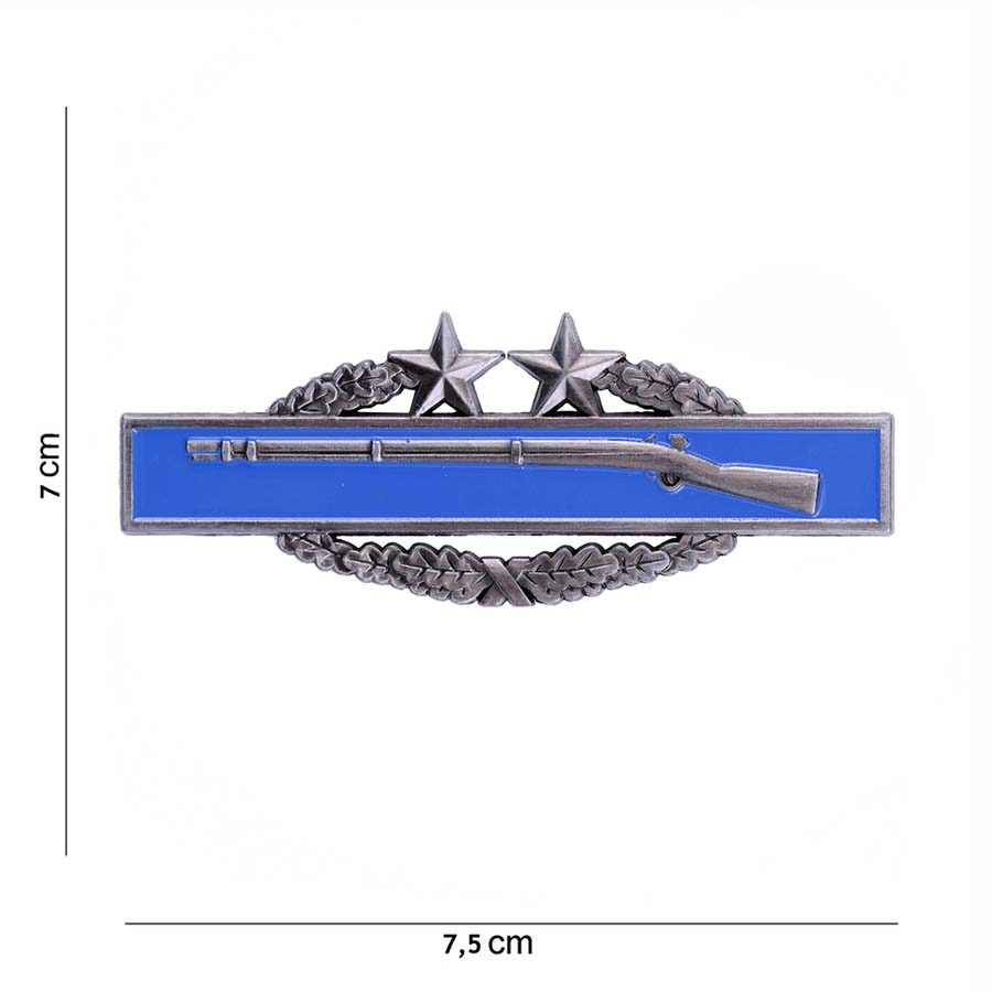 Embleem metaal infantry badge third award #6028