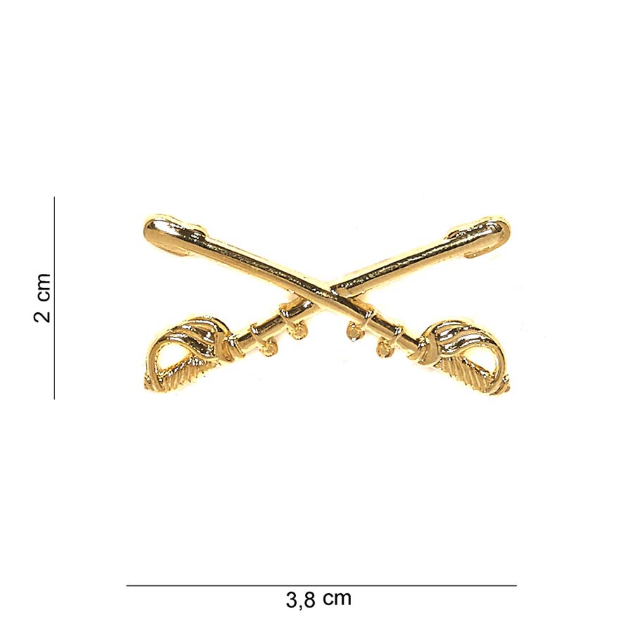 Embleem metaal sabel SET #6037