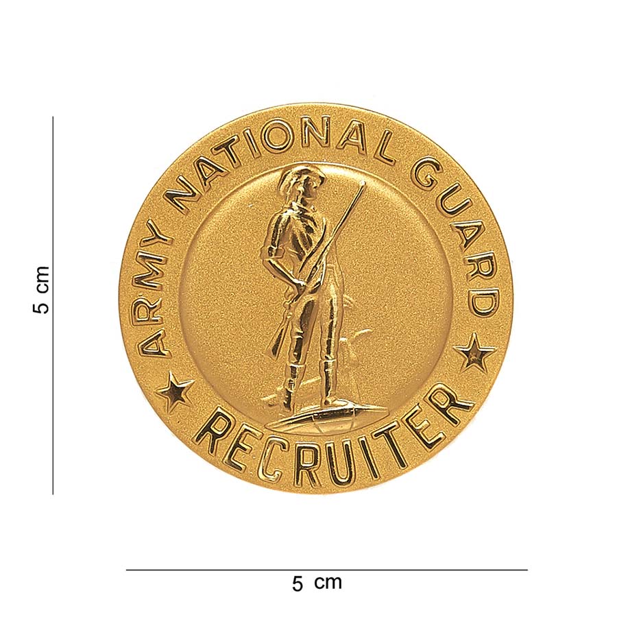 Embleem metaal army national guard recruiting #7006