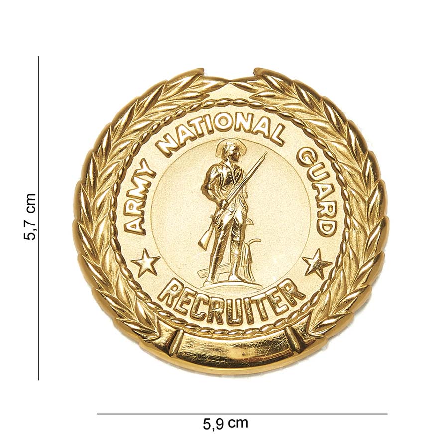 Embleem metaal recruiting badge #7009