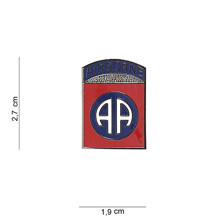 Embleem metaal 82nd airborne US #7063