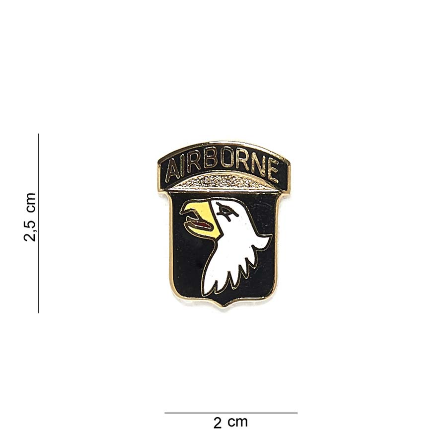 Embleem metaal 101st airborne US  #7062