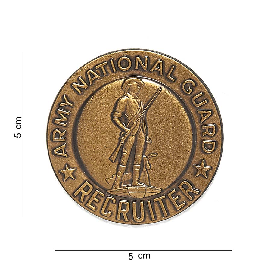 Embleem metaal army national guard recruiting #7008