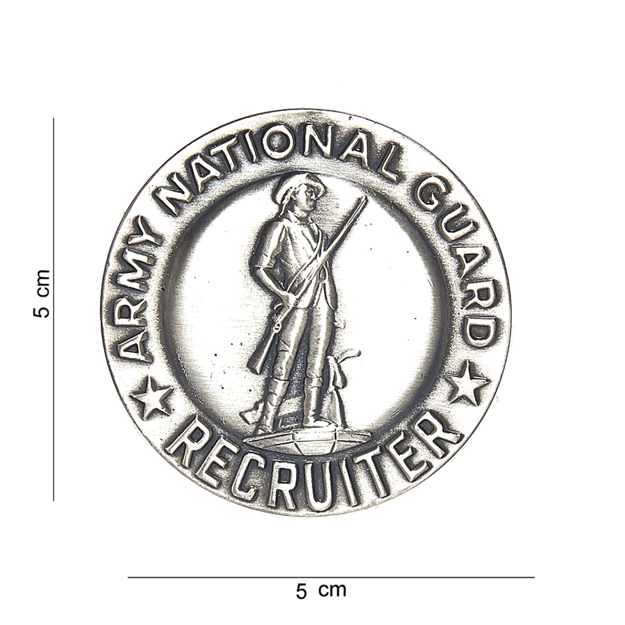 Embleem metaal army national guard recruiting #7007