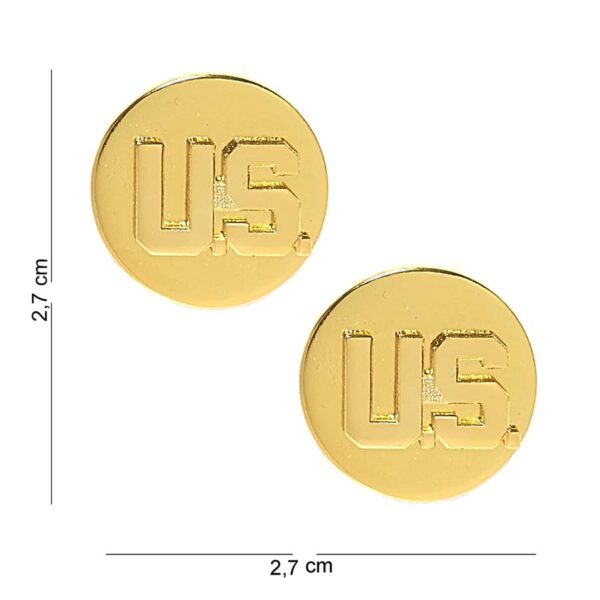 Embleem metaal collar disk US Device set #6005