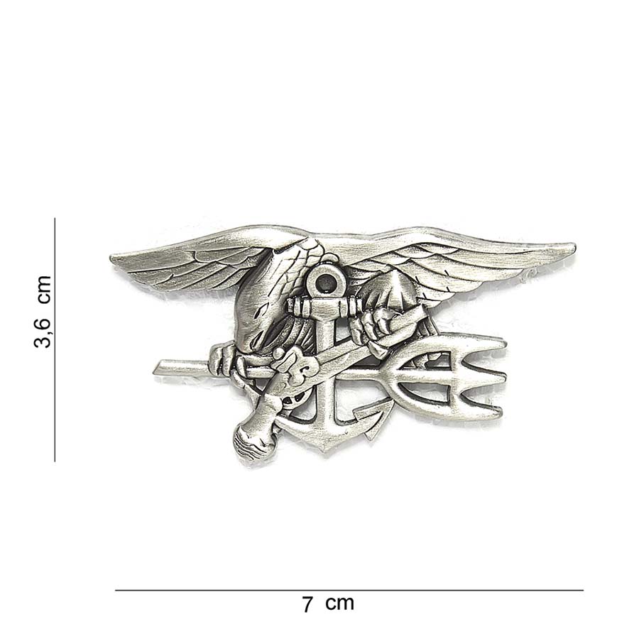 Embleem metaal US navy Seals #7095