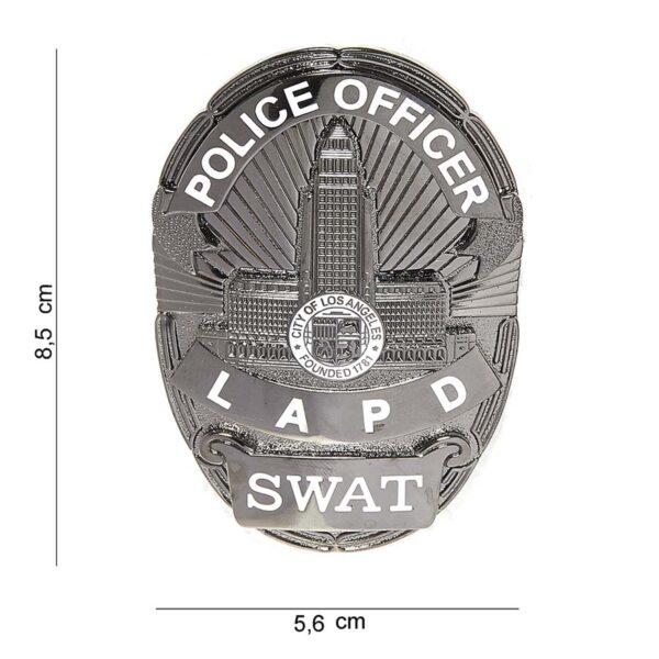 Embleem metaal police officer LAPD swat #7032