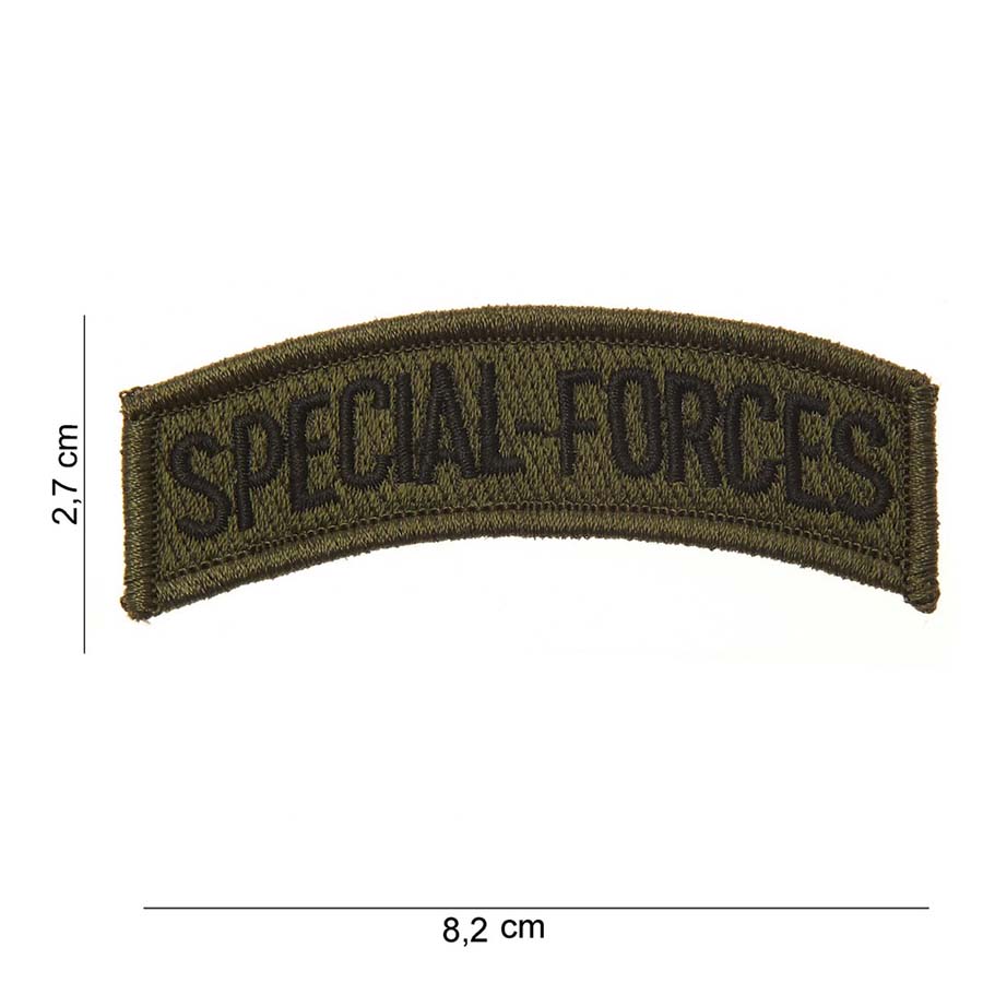 Embleem stof special forces groen #3032