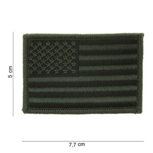 Embleem stof vlag USA subdued #1021