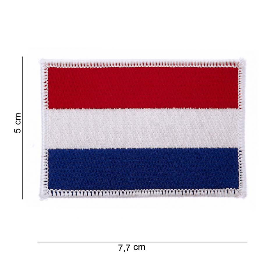Embleem stof vlag Holland klein #1026