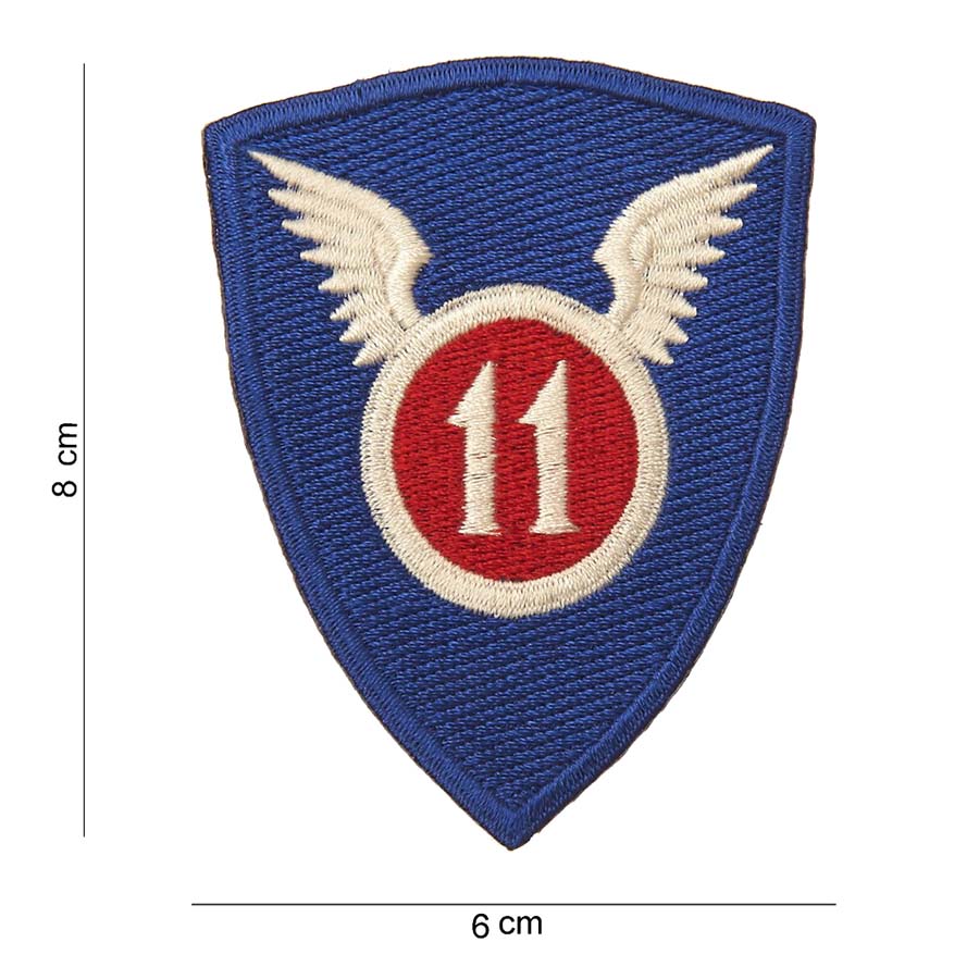 Embleem stof US 11th Airborne division #3026