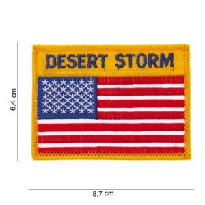 Embleem stof vlag USA desert storm #1015