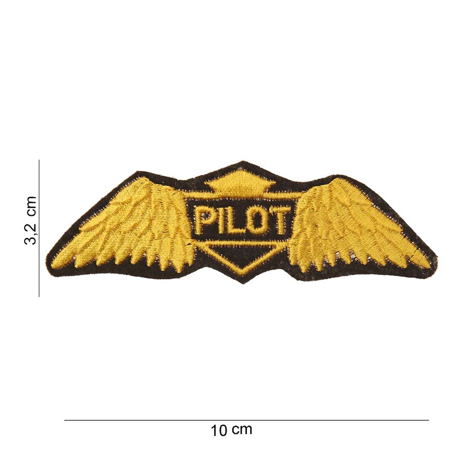 Embleem stof pilot (badge) #3049