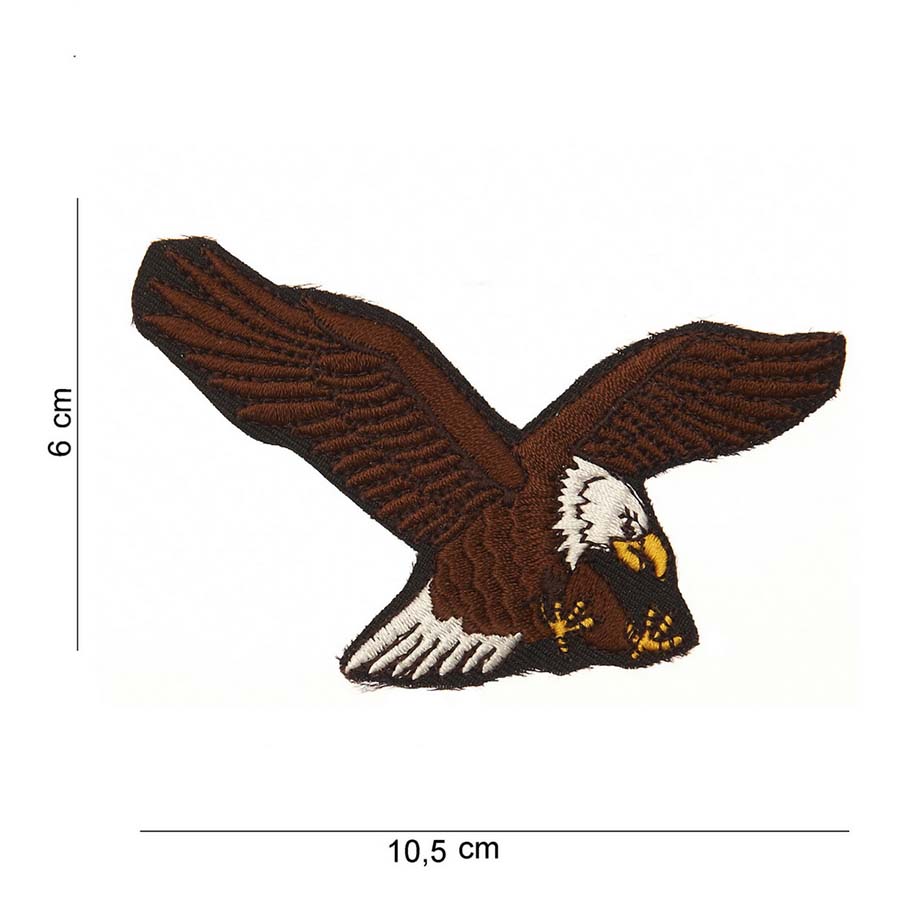 Embleem stof flying eagle rechts kijkend (klein) #2037