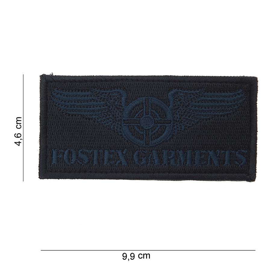 Embleem stof Fostex Garments (blauw) #5011